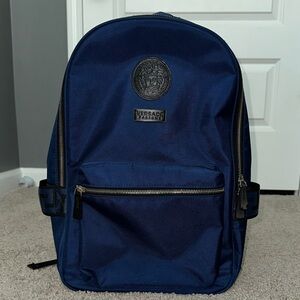 Versace Navy Backpack for Men